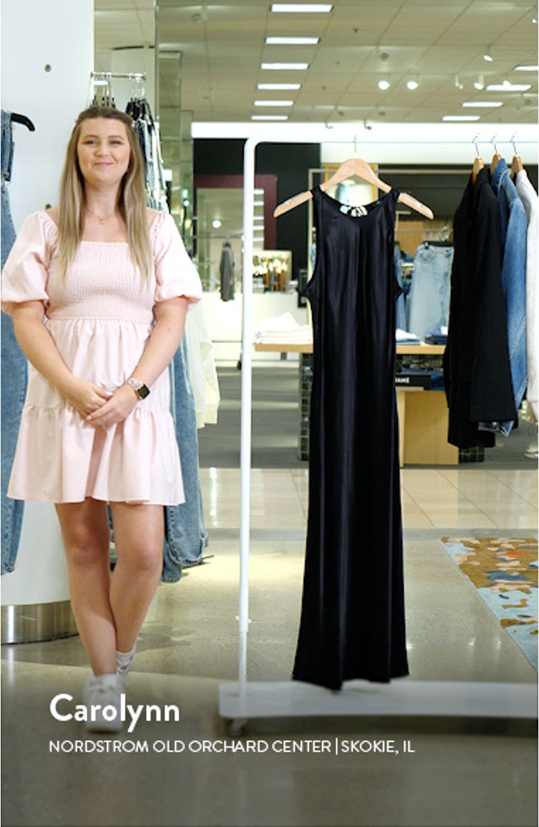 Solene Satin Slipdress, sales video thumbnail