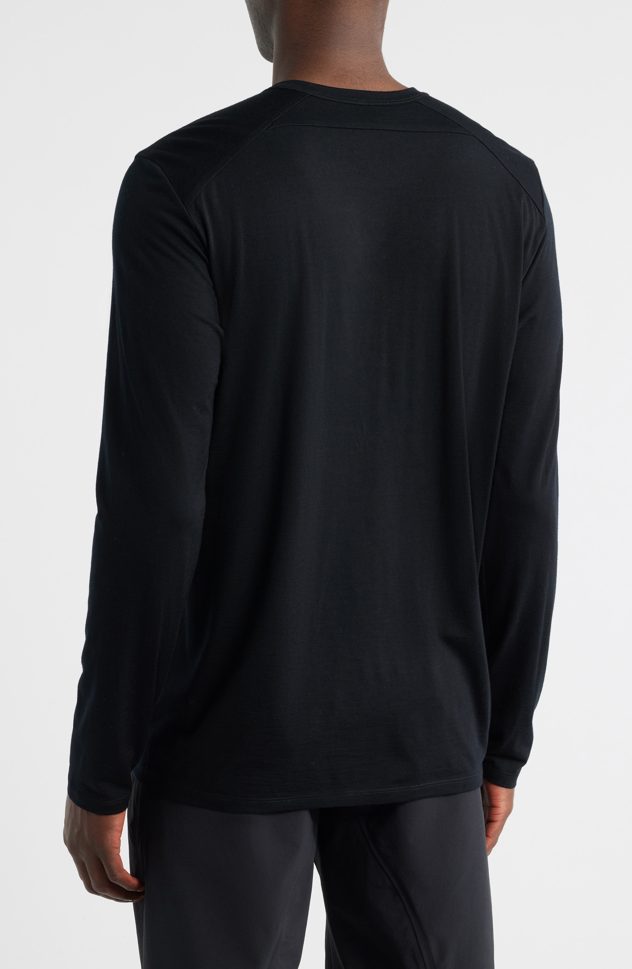 Frame Long Sleeve Wool Blend T-Shirt - image 2