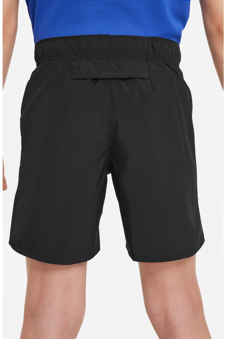 Kids' Dri-FIT Training Shorts, Alternate, color, 010 BLACK/BLCK/REFLECTIVE SILV