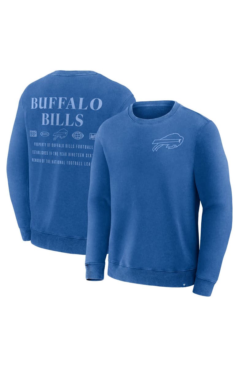 FANATICS Men's Fanatics Royal Buffalo Bills Deep Route Pullover Sweatshirt, Alternate, color, Royal