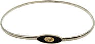 MADISON BEVERLY HILLS Vintage 1980s Silver Tone Snake Chain Stretch Skinny Belt