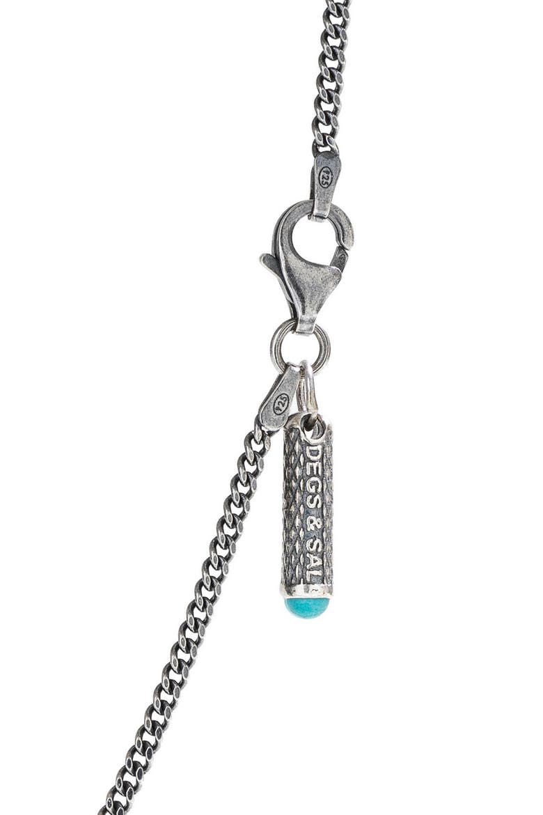 Men's Sterling Silver Curb Chain Necklace, Alternate, color, SILVER