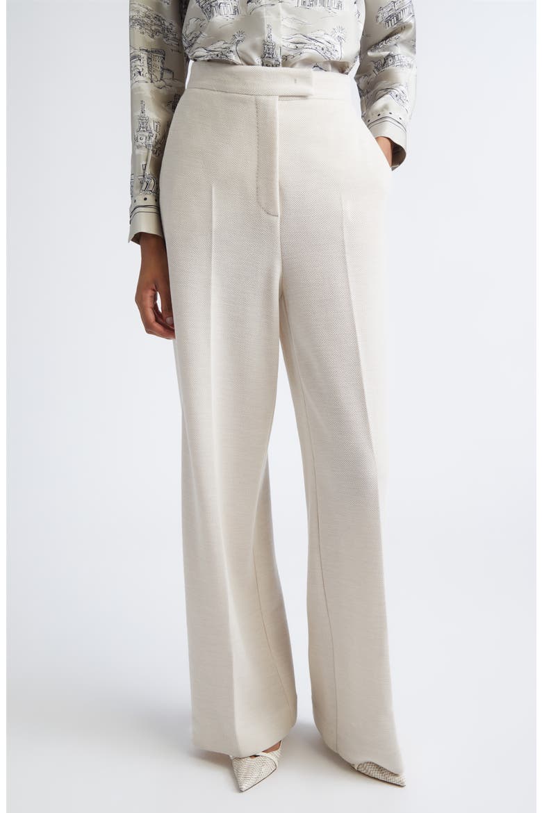 Attina Jersey Trousers, Main, color, IVORY