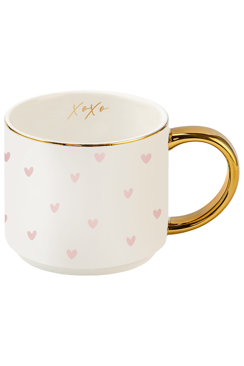 All Over Hearts 14oz Coffee Mug, Main, color, Pink Hearts