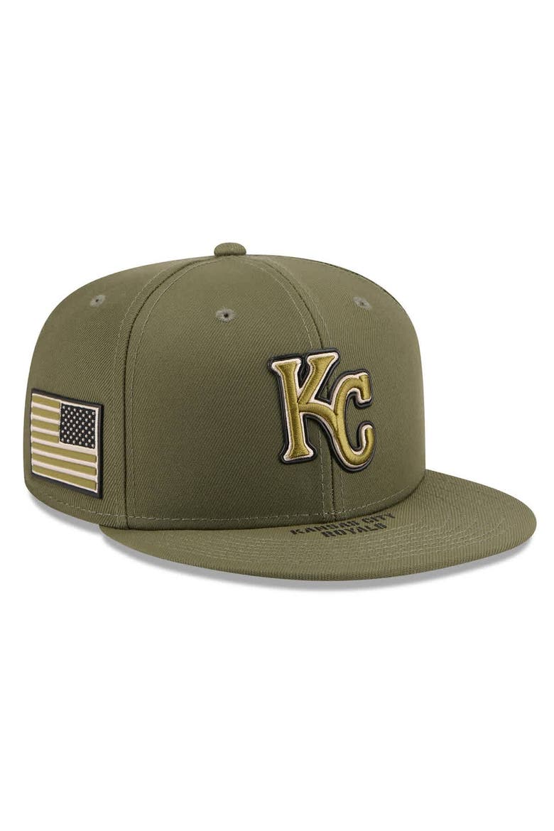 Men's New Era  Olive Kansas City Royals 2026 Armed Forces Day 59FIFTY Fitted Hat, Main, color, Olive