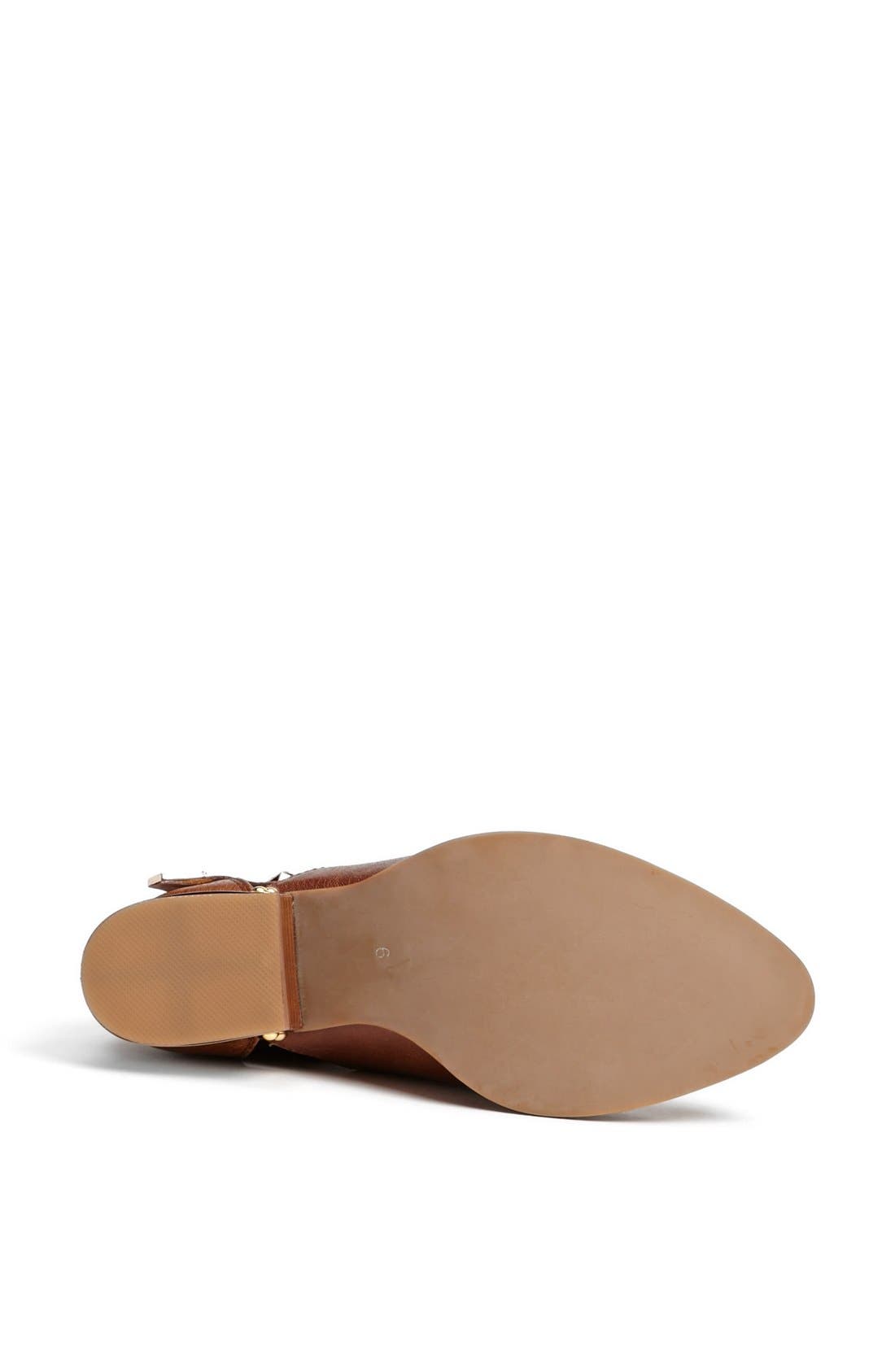 'Everly' Bootie, Alternate, color, BROWN/ GOLD