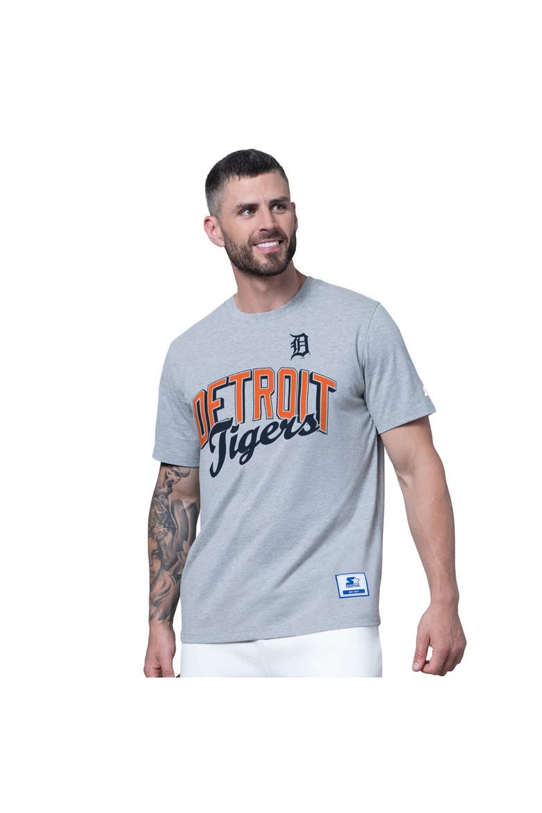 Men's Starter  Navy/Heather Gray Detroit Tigers Two-Pack T-Shirt Set, Alternate, color, Navy
