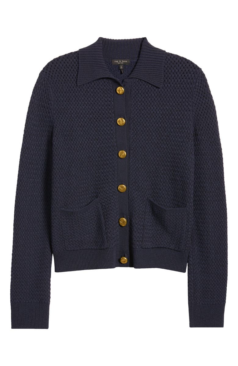 rag & bone Jax Cardigan, Alternate, color, Salute