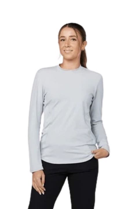 UV Colors Staples Womens Long Sleeve Tennis Shirt
