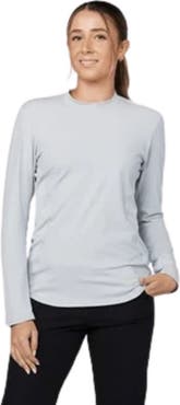 Sofibella UV Colors Staples Womens Long Sleeve Tennis Shirt
