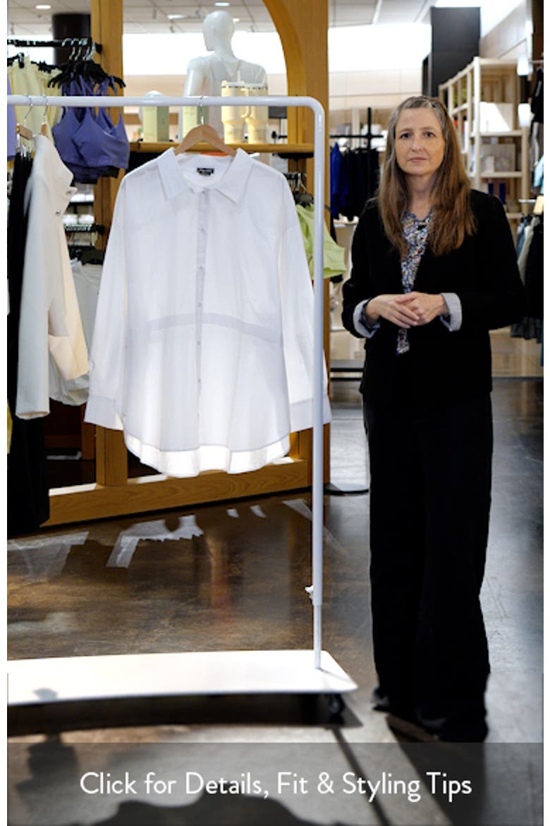 Malani Long Sleeve Cotton Button-Up Shirt video