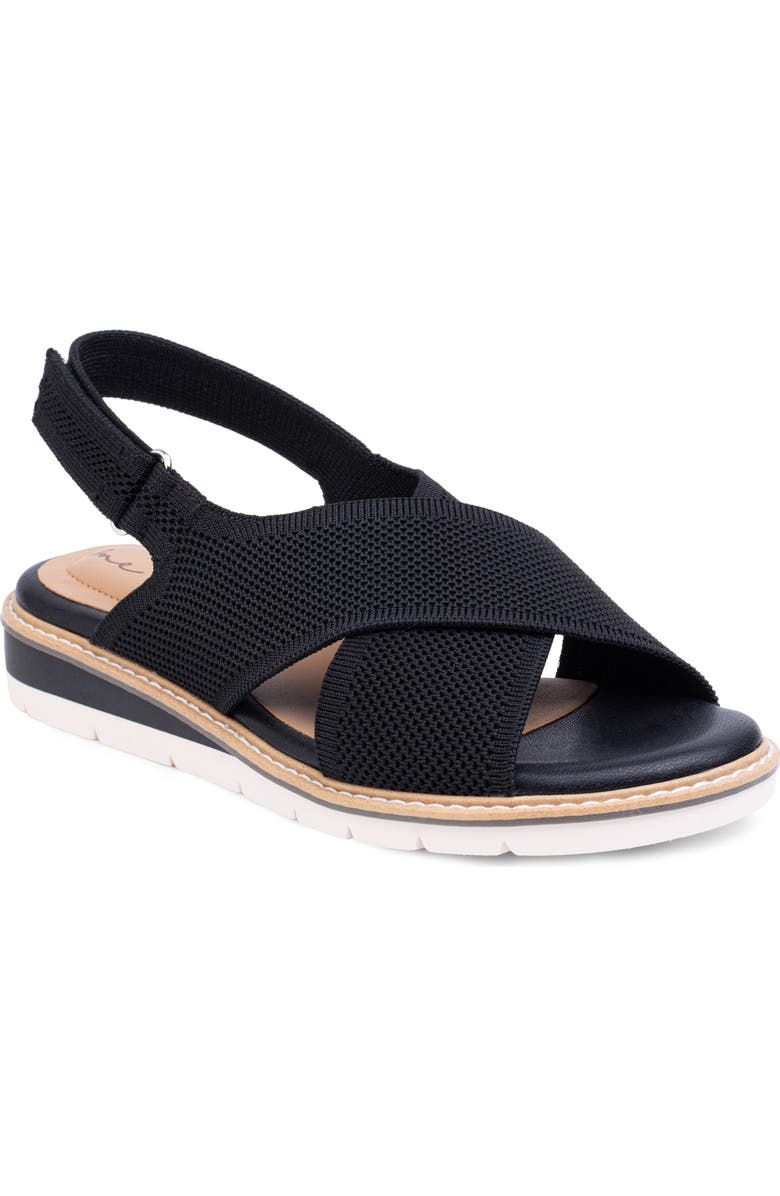 Me Too Azania Slingback Platform Wedge Slide Sandal, Main, color,
