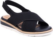 Me Too Azania Slingback Platform Wedge Slide Sandal