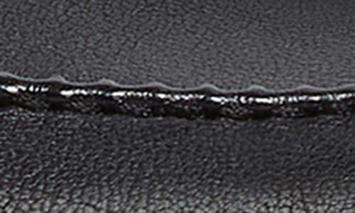 Zegna Black Natural Grain Leather Mocassin Loafer In Black Solid