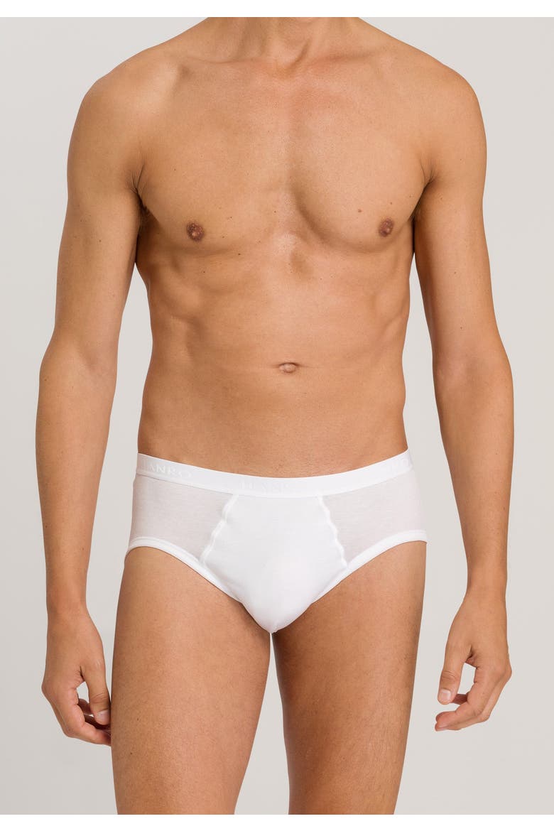 Cotton Pure Cotton Brief, Alternate, color, White