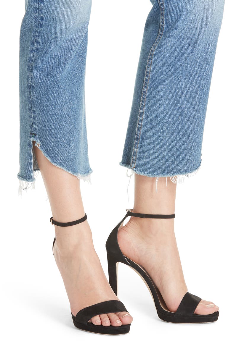 Tatum Curved Step Hem Jeans, Alternate, color, TURN BLUE