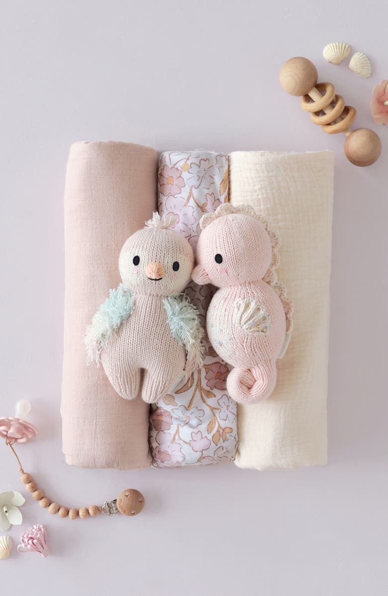 cuddle+kind Seahorse Stuffed Animal, Alternate, color, Pink