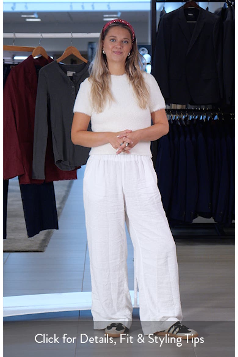 Fuzzy Short Sleeve Sweater video