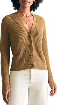 Faherty Miramar Linen & Organic Cotton Cardigan