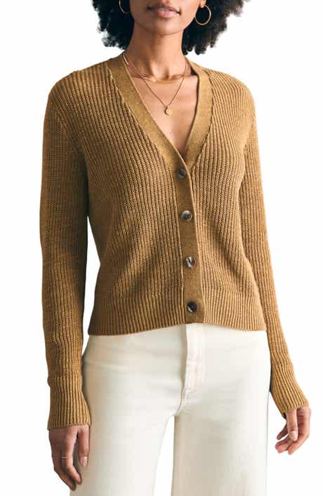Faherty Miramar Linen & Organic Cotton Cardigan
