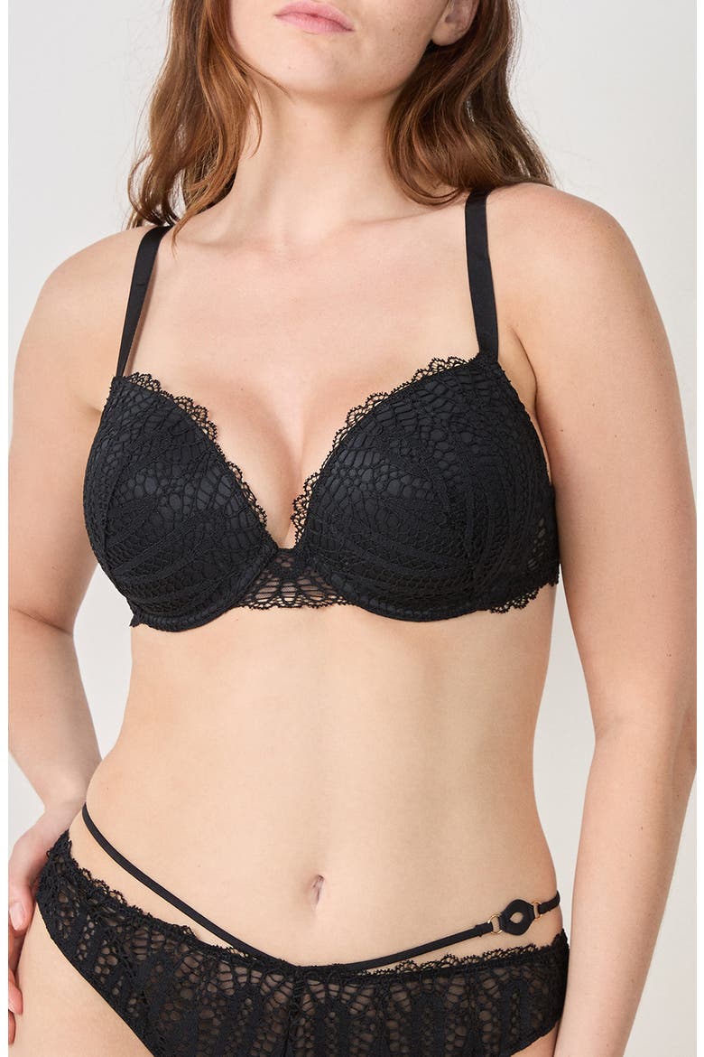 Virtuose N°5 Classique Underwire Bra, Main, color, BLACK