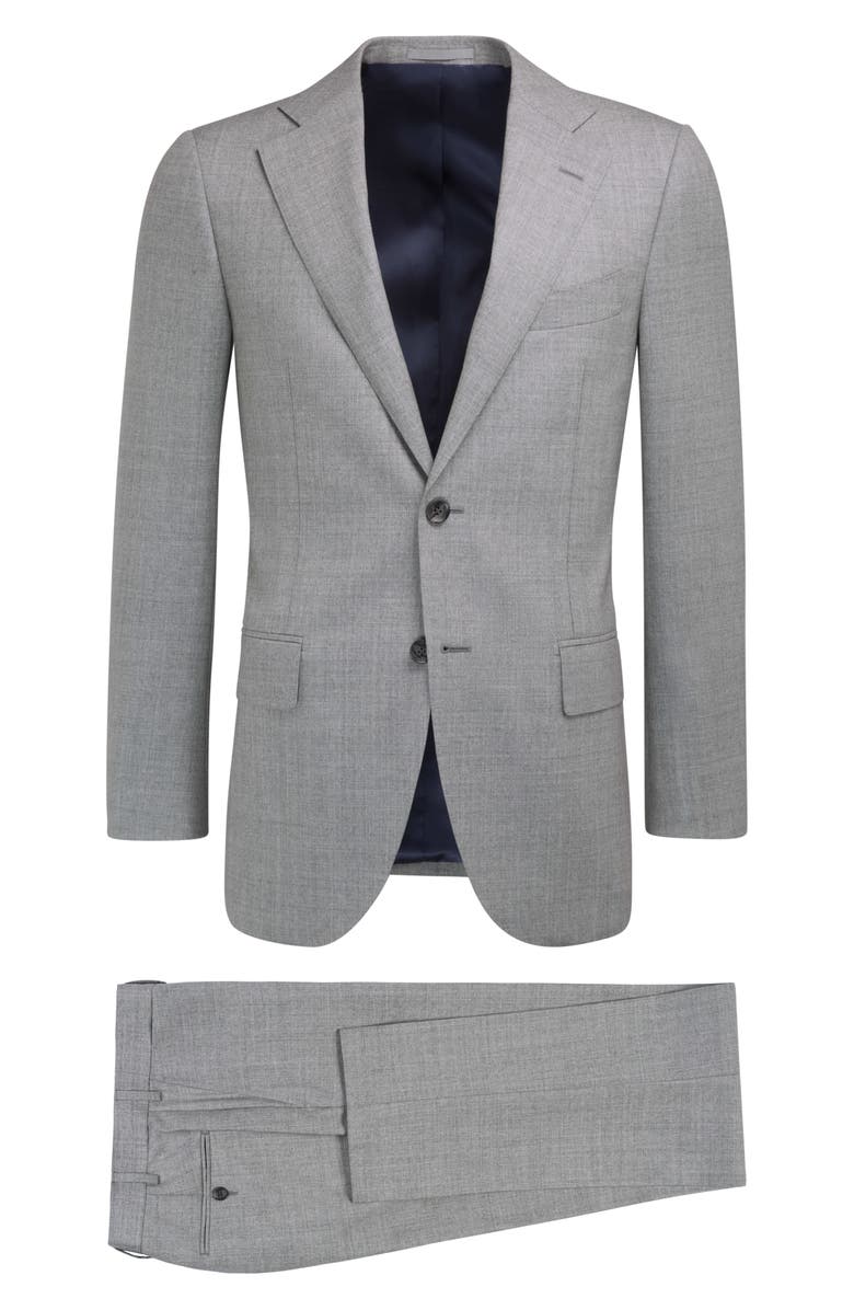 Suitsupply Lazio Slim Fit Solid Wool Suit, Alternate, color, 