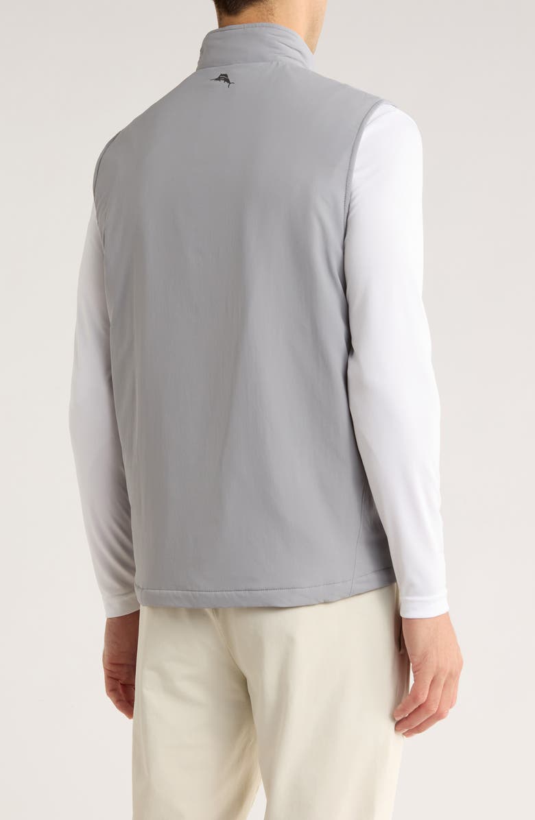 Tommy Bahama Ocean Driver Recycled Polyester Twill Vest, Alternate, color, Bala Shark