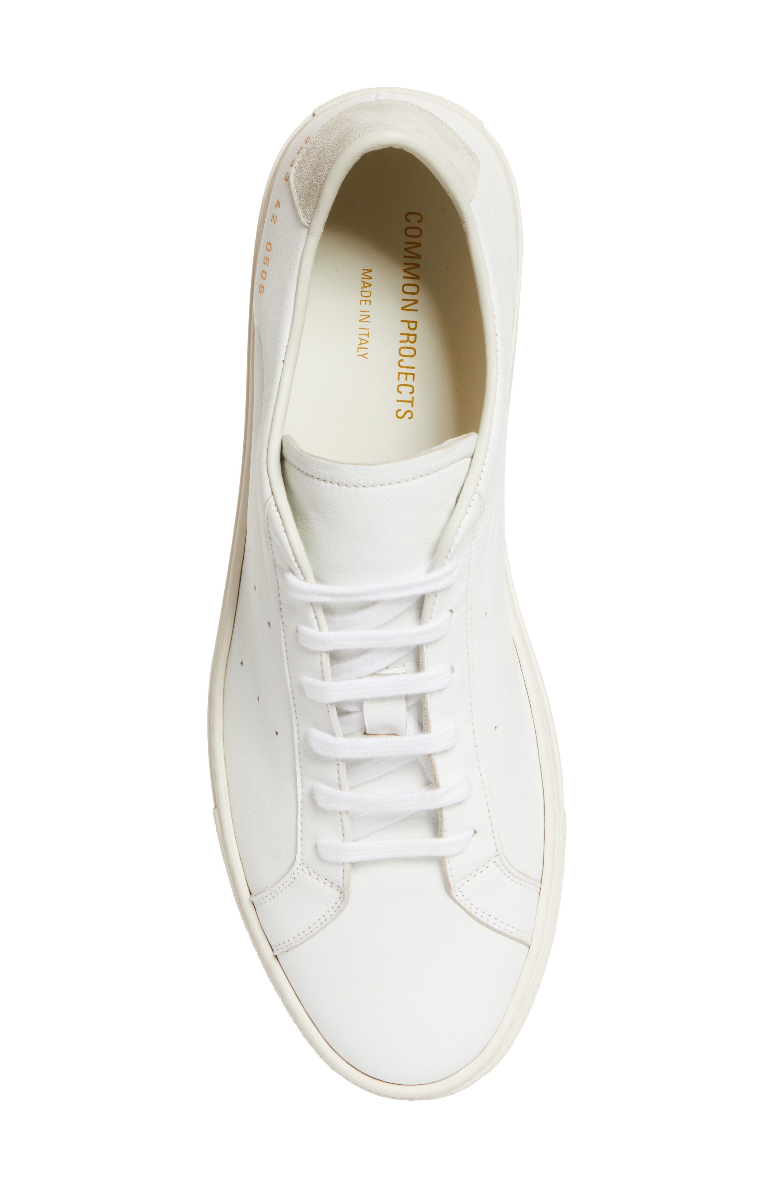 Common Projects Achilles Slim Retro Sneaker, Alternate, color, White