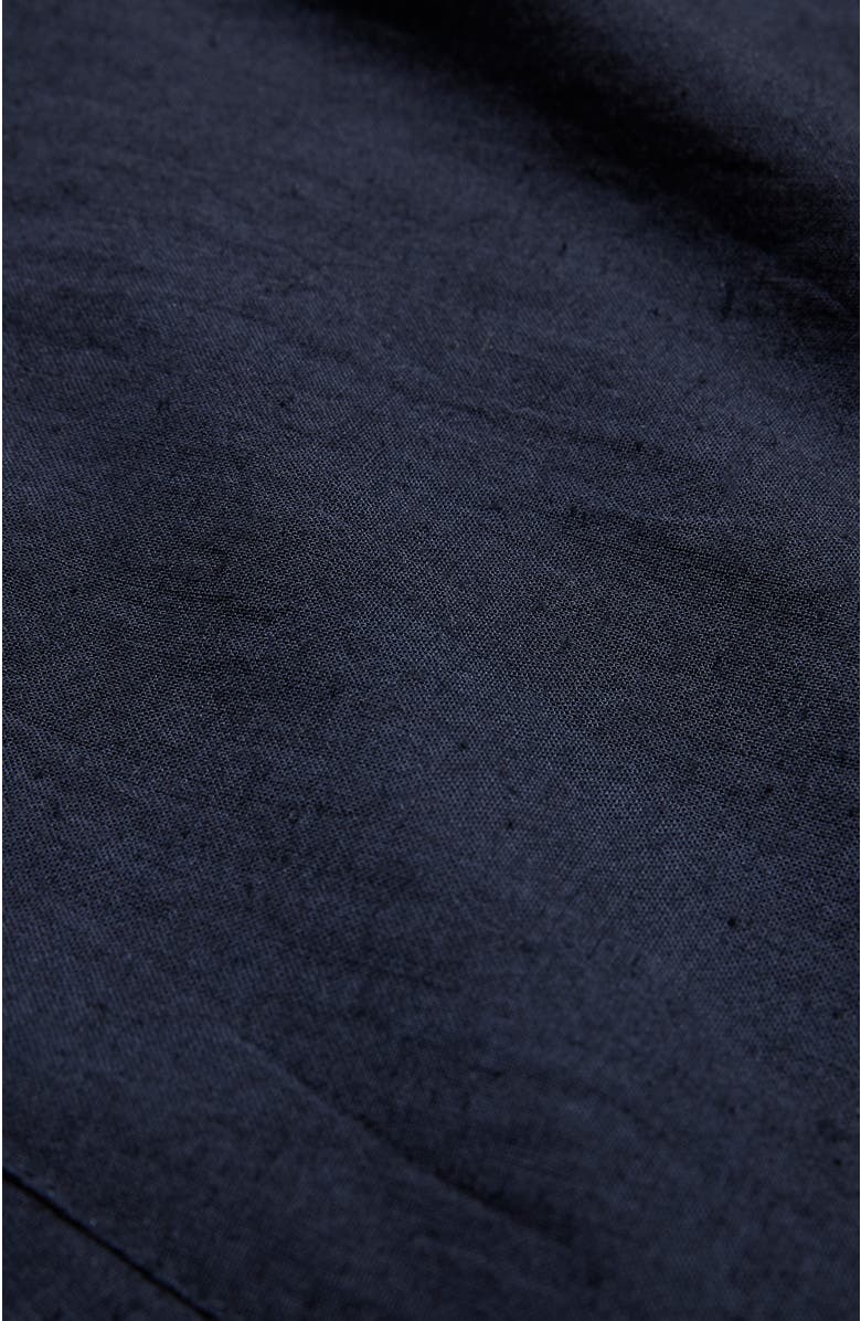Celtic & Co. Mid Rise Linen-Blend Maxi Skirt, Alternate, color, Dark Navy
