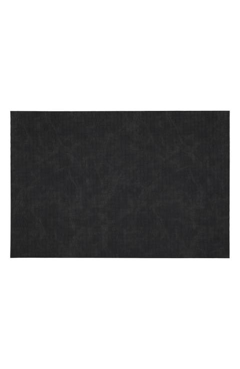 Faux Leather Reversible Set of 4 Placemats