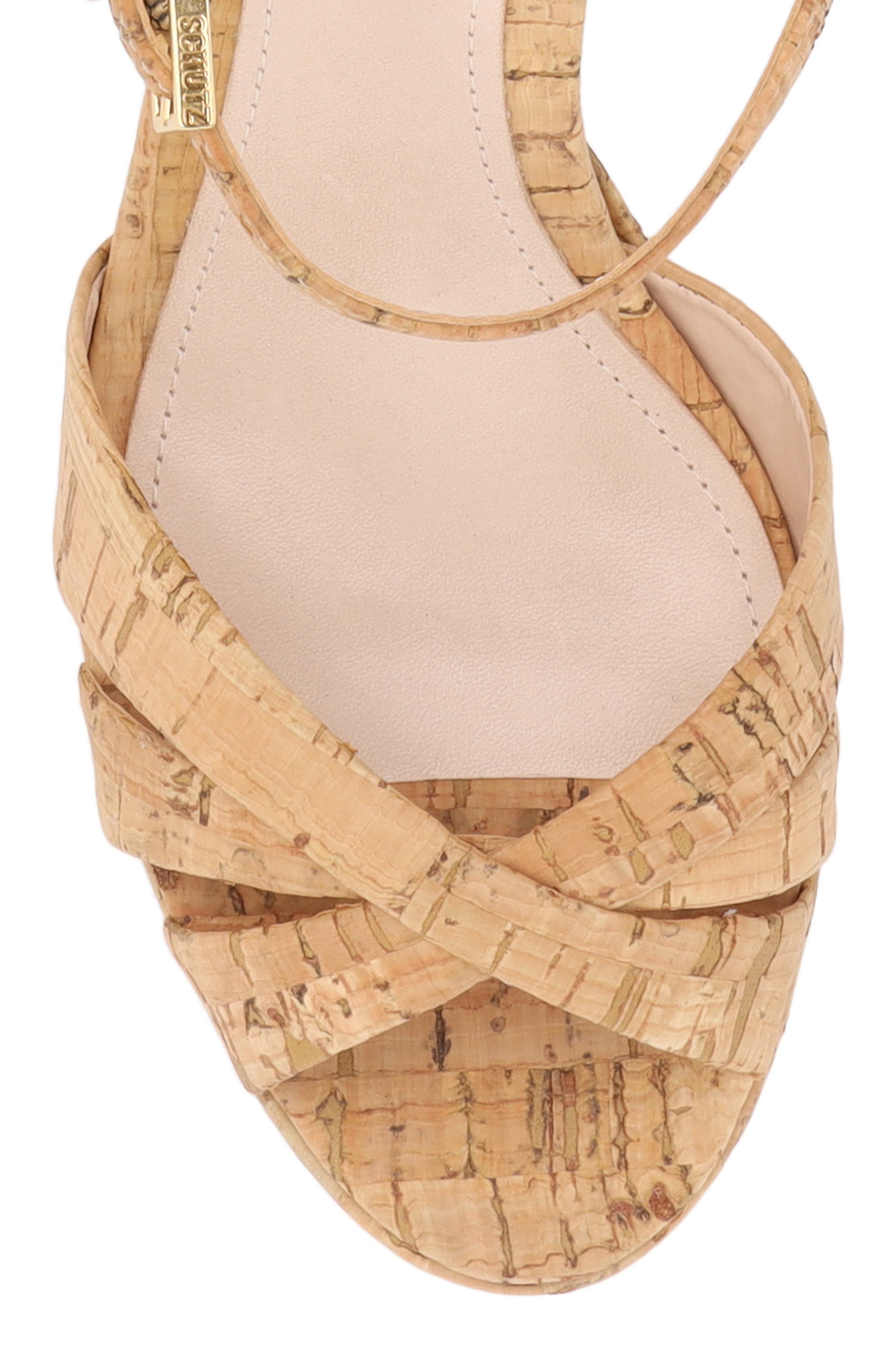 Schutz Darila Cork Platform Sandal, Alternate, color, 