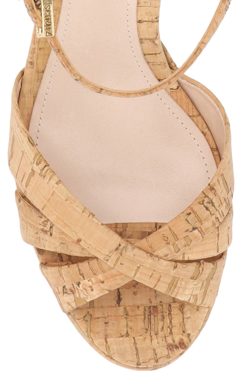 Schutz Darila Cork Platform Sandal, Alternate, color,