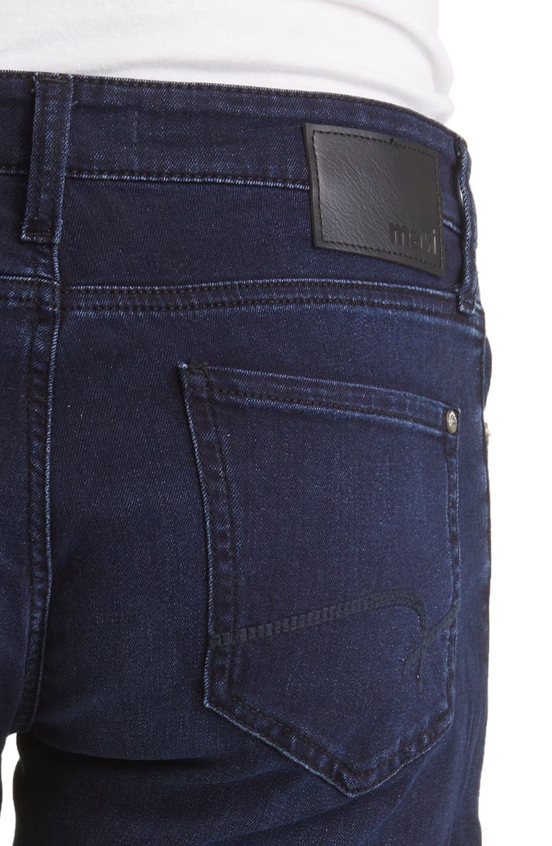 Mavi Jeans Zach Straight Leg Jeans, Alternate, color, Blue Black Tonal Williamsburg