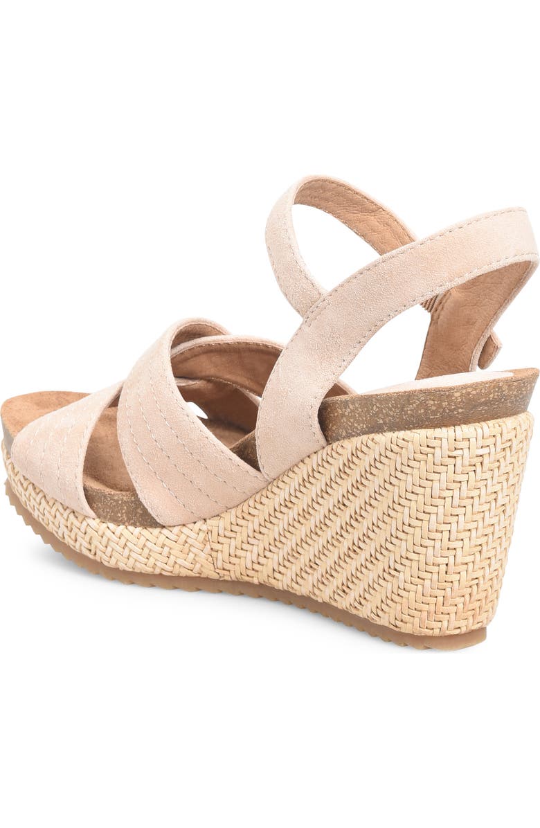 Söfft Clarissa Wedge Sandal, Alternate, color, Blush