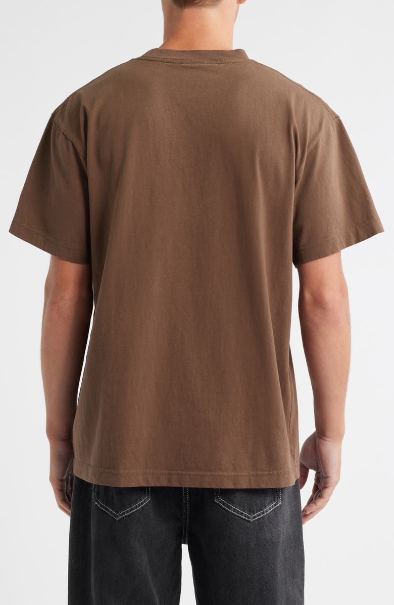 SANTO STUDIO Retriever Racing Graphic T-Shirt, Alternate, color, Holy Brown