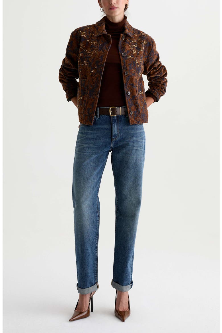 The Boyfriend Mid Rise Boyfriend Jeans, Alternate, color, 10 YEARS FRONT LINE