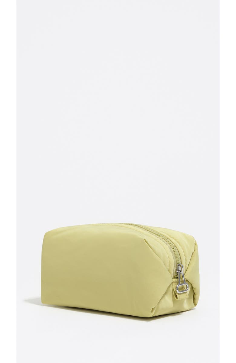 Bimba y Lola Small Nylon Make-Up Case, Alternate, color, Pale Lime