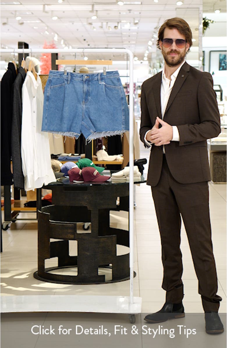 Frayed Hem Denim Shorts, sales video thumbnail