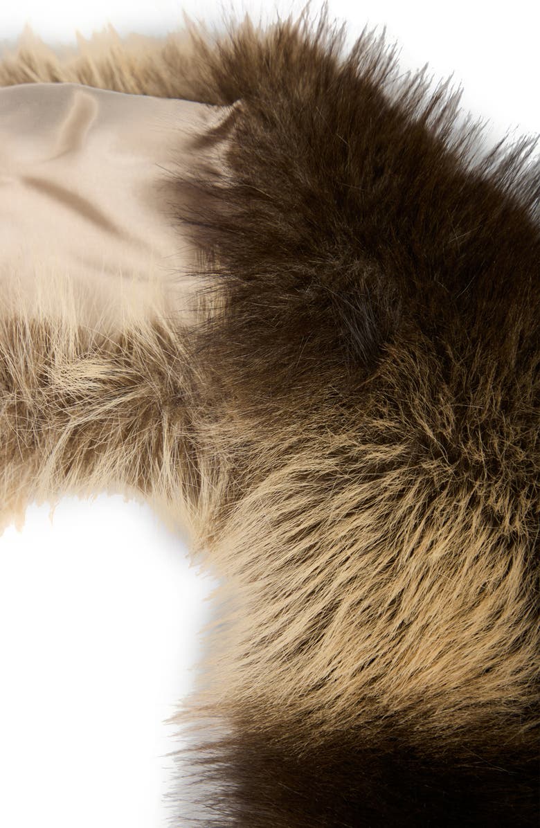 SAACHI Faux Fur Scarf, Alternate, color, Beige