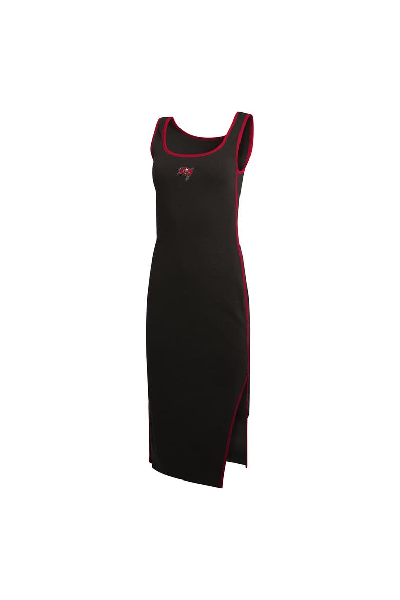 Women's WEAR by Erin Andrews  Black Tampa Bay Buccaneers Ribbed Tank Dress, Alternate, color, Black