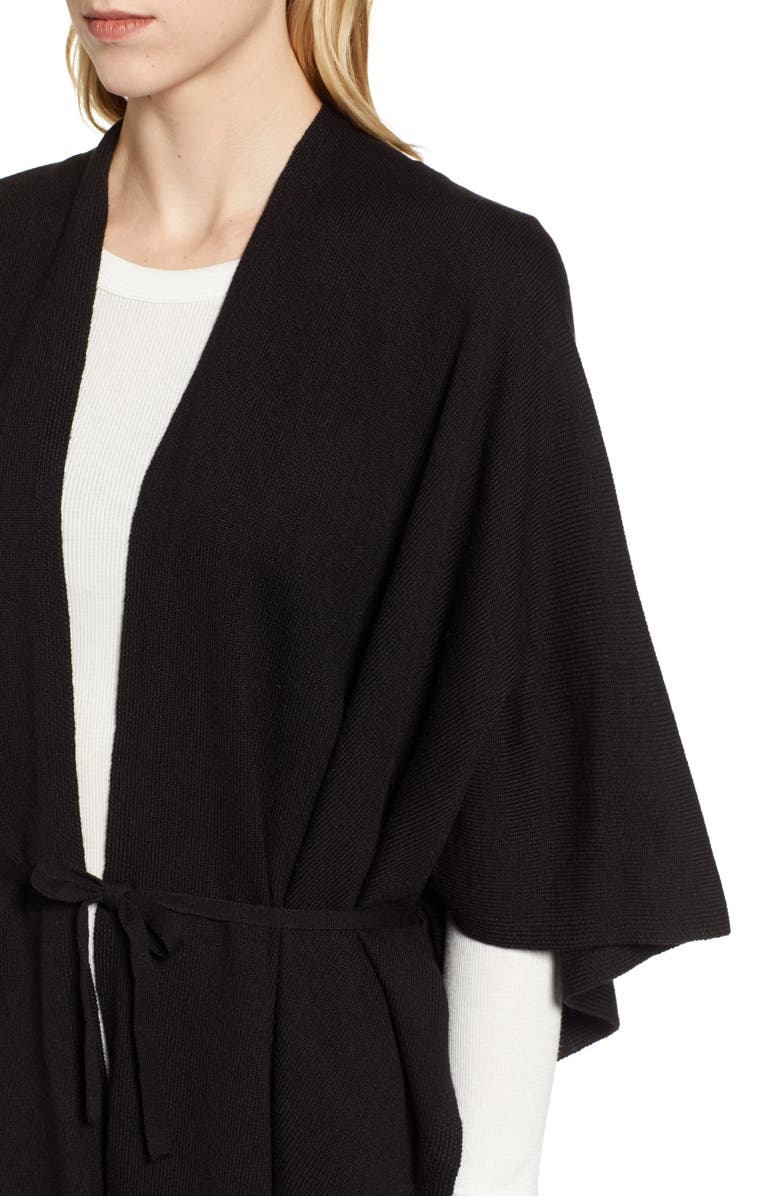 AllSaints Tie Ruana, Alternate, color, 