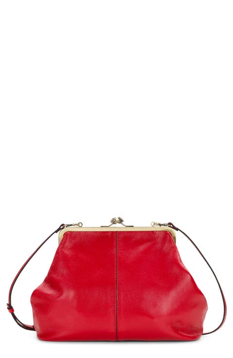 Vivienne Frame Leather Clutch