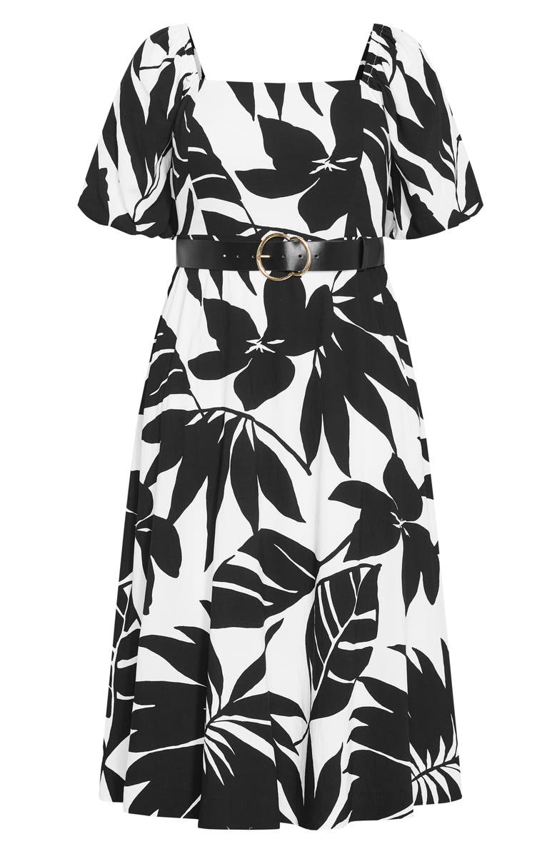 City Chic Collins Floral Print Maxi Dress, Alternate, color, 