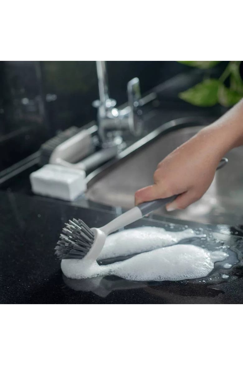 Multipurpose Heavy Duty Silicone Scrub Brush, Alternate, color, White