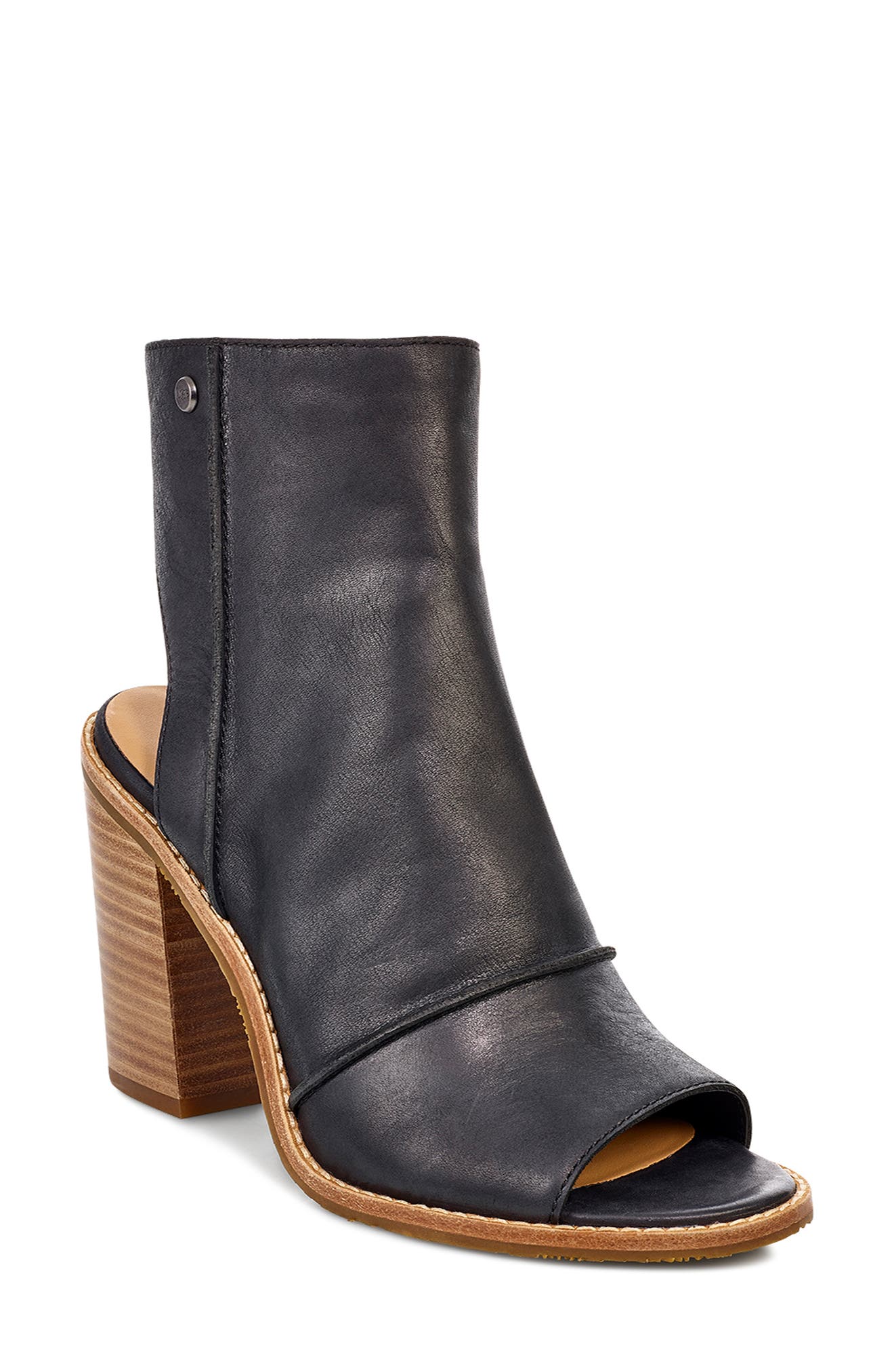 UGG<sup>®</sup> Valencia Peep Toe Bootie, Main, color, 