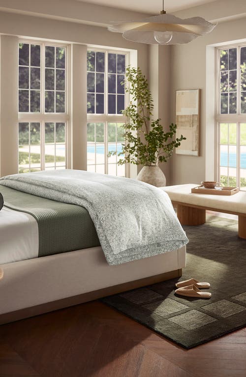 BOLL & BRANCH BOLL & BRANCH SIGNATURE GARDEN PRINT HEMMED ORGANIC COTTON DUVET COVER & SHAMS SET