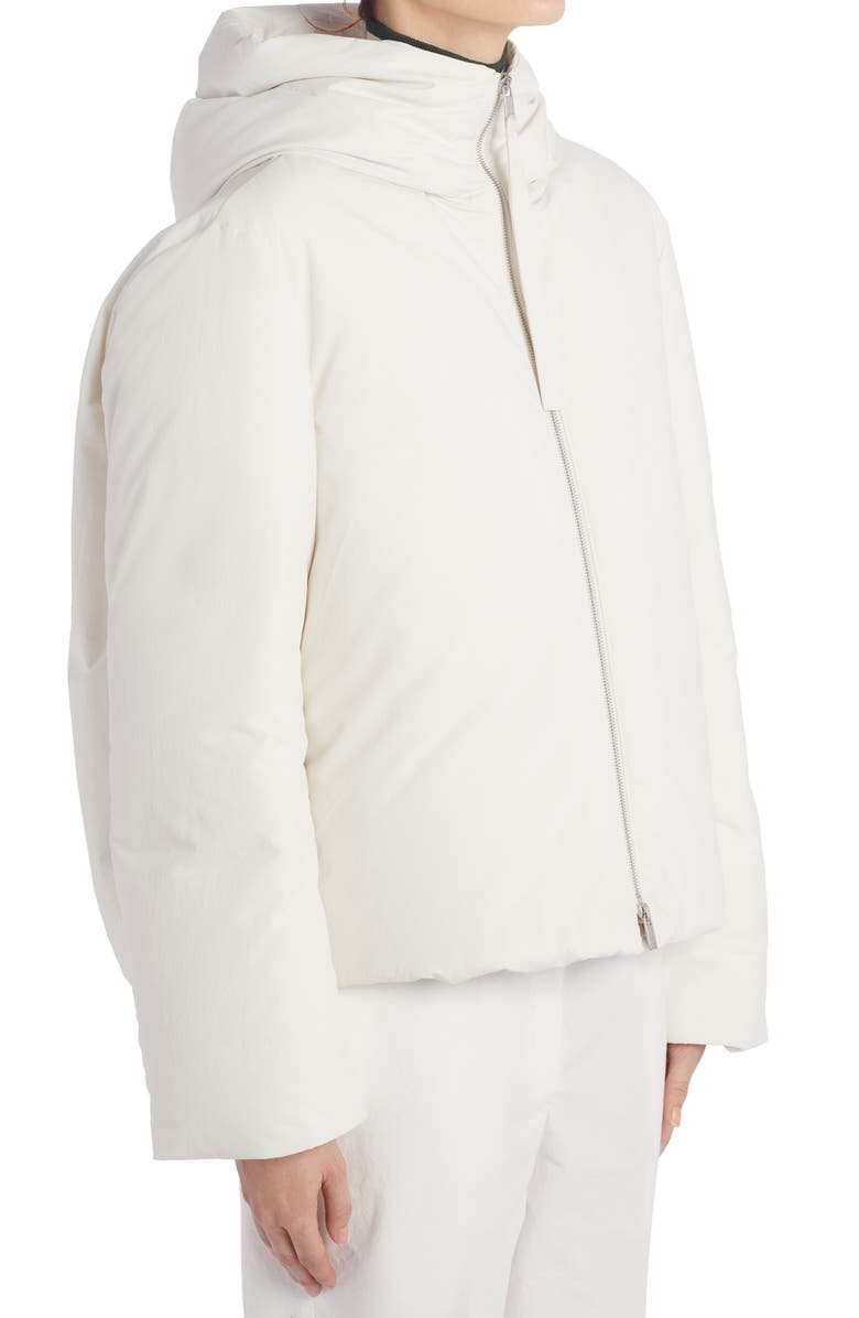Jil Sander Recycled Down Jacket with Hood, Alternate, color, 
