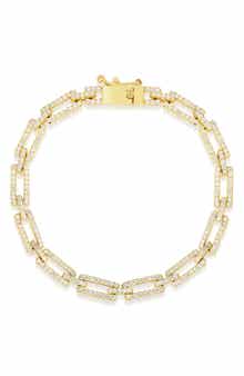 SPHERA MILANO CZ Chain Link Bracelet