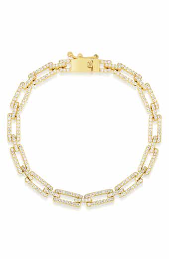CZ Chain Link Bracelet