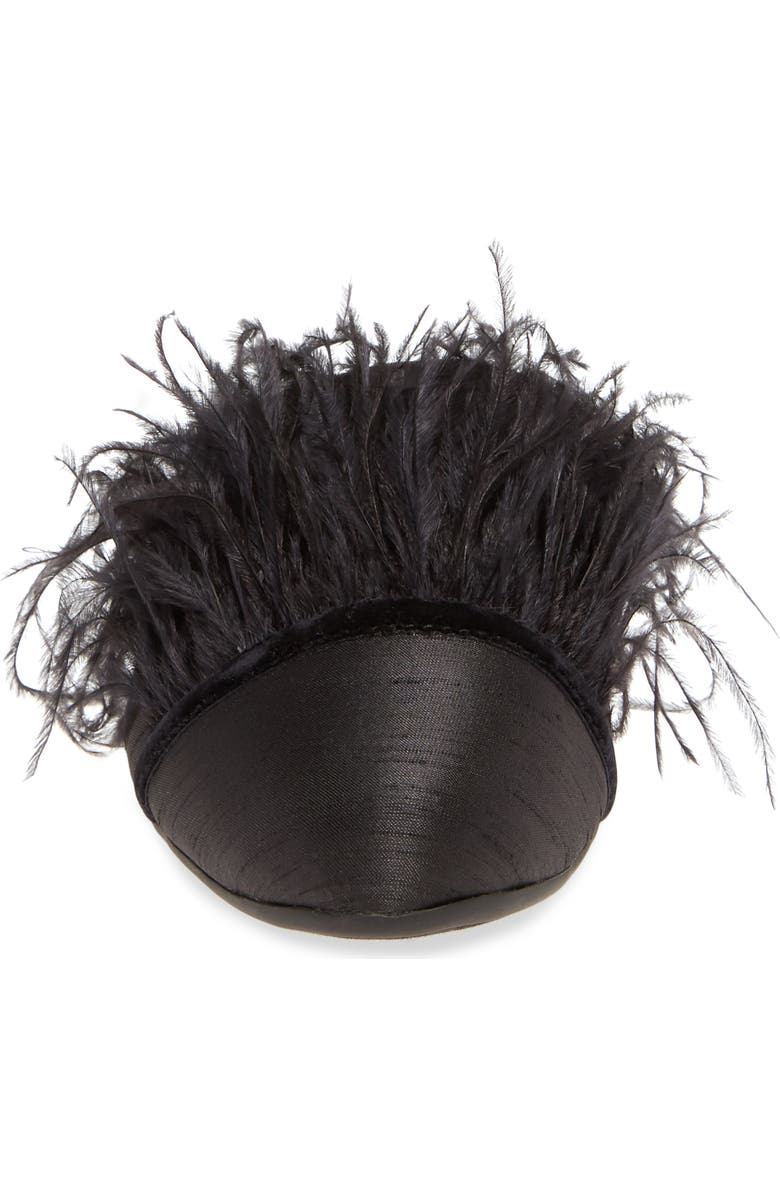 Birdies The Lovebird Feather Trim Mule, Alternate, color,